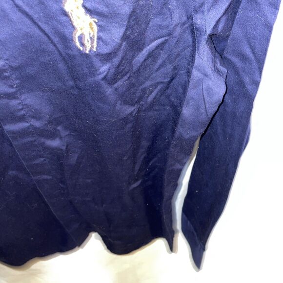Ralph Lauren Golf Women’s Button Up Shirt Sz 6 Dark Navy Blue Athleisure Active - Picture 7 of 12